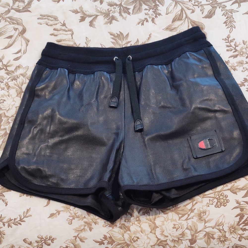 Coach X Champion Leather Shorts